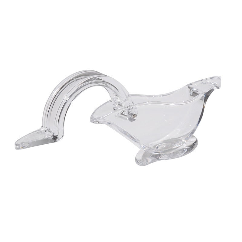 Espremedor de limão manual transparente acrílico elegância formato de pássaro espremedor de fatia de limão ferramentas de cozinha aparelhos