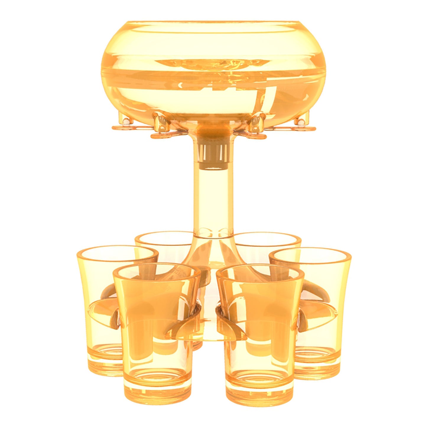 6-shot dispensador de vidro titular vinho uísque cerveja dispensador rack barra acessório beber festa jogos dispensador de vidro
